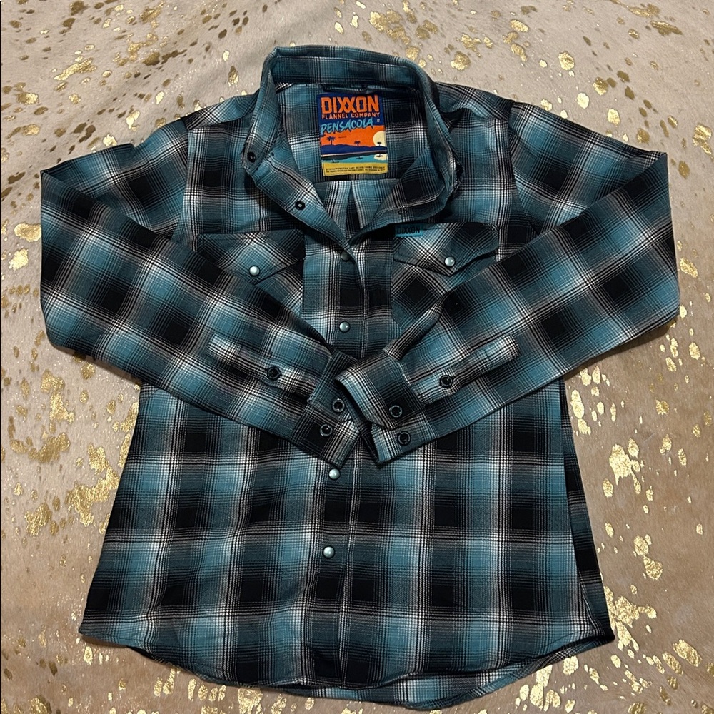 DIXXON Teal and Black Plaid Shirt
PENSACOLA